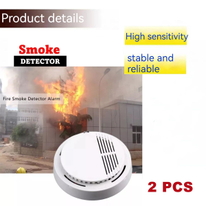 Smoke Detector Fire Alarm Safety High Decibel Smoke Alarm High Sensitivity Wireless Household Indoor Security Systems