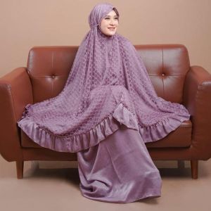 Mukena Rawdah Aljannah Dalanova Mukena Brukat Dalanova Mukena Dalanova terbaru 2023 Mukena 2in1Jumbo