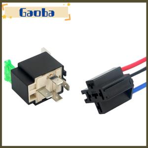 gaoba 1PC 12V DC 4 PIN Car Fused Relay 30A ปกติเปิด relais 30A FUSE with 4Pin 5Pin พนักพิง