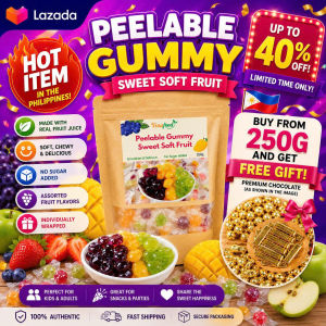 [DEAL HOT ] FREE GIFT ONLY FROM 250G Peelable Gummy Candy Mix Fruit Flavors – Soft & Chewy Sweet Snack – Delicious Fruity Gummies – Chewy Candy No Sugar Added