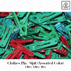 COD 1/4KG 1/2KG 1KG50-200pcs Clothes Plastic Clip PinsIPIT (ESTIMATE) (Sipit ng Damit)