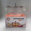 HATAYASHOP-PANCI KACA ANTI API/ PANCI KUAT/PANCI ELEGAN /Panci Kaca Tebal Premium Panci Soup Tahan Panas High Quality / PANCI MASAK KACA / PANCI KACA MASAK TRANSPARAN / POT PANCI MASAK/ Panci Kaca Glass Cooking Pot Borosilicate Tahan Panas/ PANCI REBUS. 