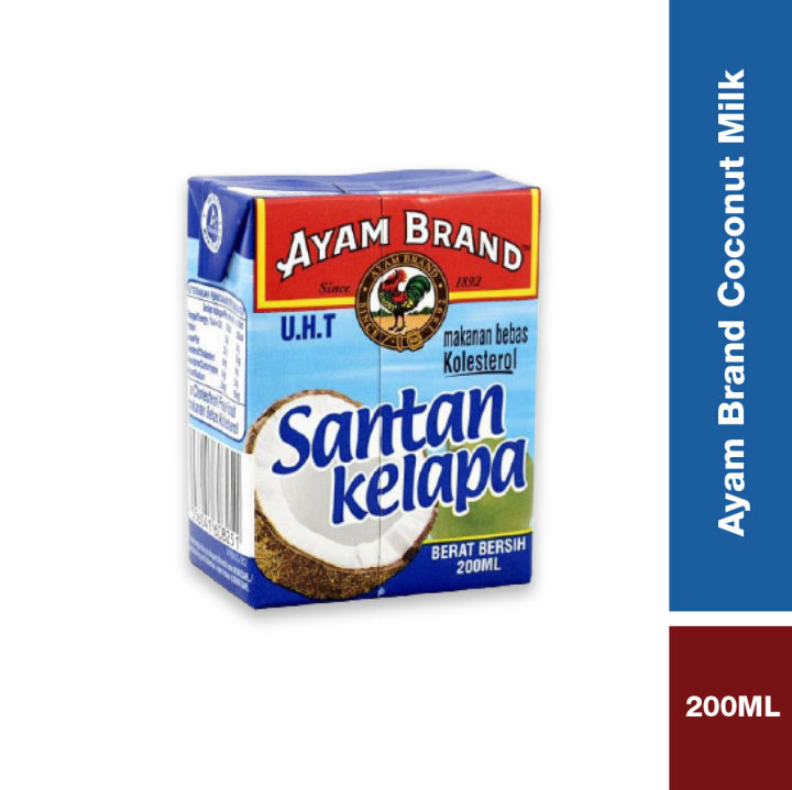 Ayam Brand Coconut Milk Santan Kelapa 200ml Lazada 7715