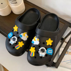 YaKo ฮิตฮอต🔥รองเท้าแตะหัวโต รองเท้าหัวโตแฟชั่นผู้หญิง สีจริงสวยงามมาก มาพร้อมตัวติดอวกาศน่ารักตะมุตะมิมาก ต๊าชสุด🎖️