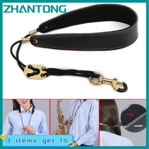 ZHANTONG สายคล้องคอแบบแซกโซโฟนสำหรับคลาริเน็ตสำหรับเด็กผู้ใหญ่อัลโตเทเนอร์สายคล้องคอ