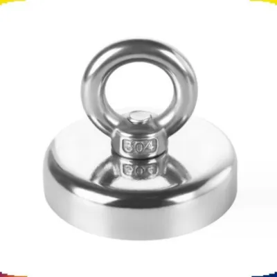 (1 Viên) Nam châm móc tròn Nam châm cứu hộ siêu hút 16 - 42mm