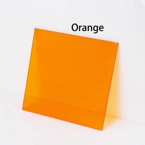3mm 5mm Thick Yellow Acrylic Board Opaque Organic Glass Board Opaque Yellow/Opaque Orange Acrylic Shee