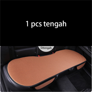 Set Sarung Jok Mobil Dingin (1 Set)Terbuat dari Bahan Sutra Es Meliputi Seluruh Kursi dengan Kulit di Bagian Belakang untuk Mencegah Panas