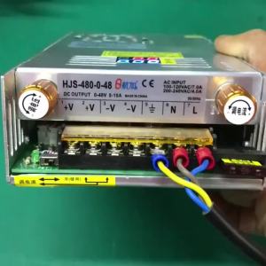 xpkQ 480W Switching Power Supply Digital Display 0-5V 0-12V 0-24V 0-36V 0-48V 0-120V Adjustable DC Regulated Supply 9R3H1