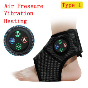 Agdoad Smart Ankle Massager Electric Hot Compress Foot Brace Heating Fisioterapia Sprain Swelling Pain Relief