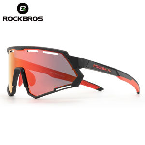 ROCKBROS 2 Lens Polarized Photochromic Cycling Glasses for Men Women Sports Sunglasses Bicycle Motorcycle Goggles Outdoor Eyewear
