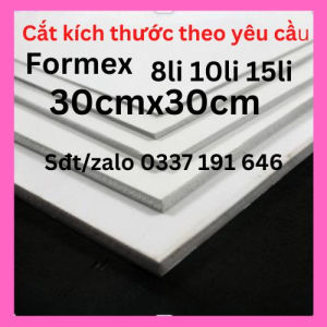 Bìa mô hình khổ vuông 30x30cm -  8mm 10mm 15mm - (Bìa làm handmade Formex 2li 3li  Fomex 2ly 3ly  Fomic )