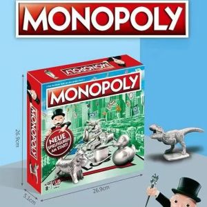 MONOPOLY Real Estate Tycoon Classic Financial Management Game Puzzle Multiplayer Party Board Game Card