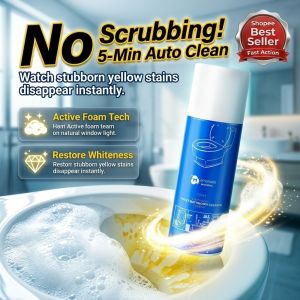 MOMENG Toilet & Bathroom Cleaner 350ml All-in-One Removes Urine Scale Soap Scum Mold & Limescale Multi-Surface Safe for Bowl Tiles Glass & Tub Plant-Based Formula Fresh Deodorizing Scent No Harsh Acids