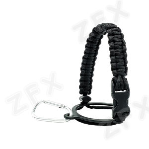 Paracord Handle for Peliflask Tumbler / Hydrofresh Stainless Steel Mug / Fit You Thermos / Aquaflask Bottle / Hydro Flask Vacuum Cup 12oz to 40 oz Strap Anti-lost Braided Rope Holder Accessories