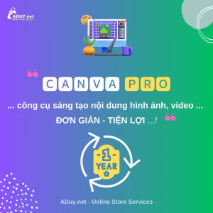 Canva Pro - Nâng cấp trên tài khoản Chính Chủ - 1 Năm