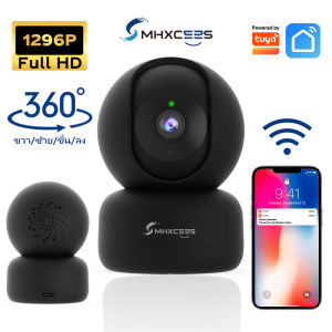 MHXCEES กล้องวงจรปิด 2K กล้องวงจรปิดภายในอาคาร WiFi360 Cameraการติดตามการเคลื่อนไหวรับประกัน 1ปี