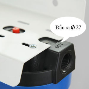 Bộ Lọc Nước Đầu Nguồn 20 inch - 3 Cấp Lọc  (1 Ly Trong  2Ly Xanh) - Lọc Tap Chất  Khử Mùi....