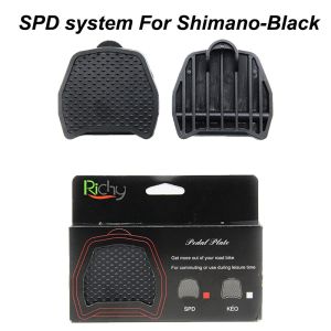 RICHY SPD Lock Pedal Conver Road Bike Self-locking Clips Bicycle Cleats Pedal Cover KEO Road Bike  Self-lock Pedals Adapter for Shimano SPD LOOK KEO System