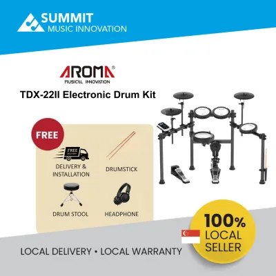 AROMA TDX-22II Electronic Drum Kit [AROMA TDX22II DIGITAL DRUM SET]