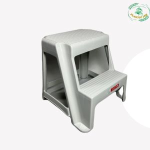 เก้าอี้บันได บันได บันไดพลาสติก 2 ขั้น สูง 43cm อย่างหนา มียางกันลื่น พลาสติกเกรดAAA