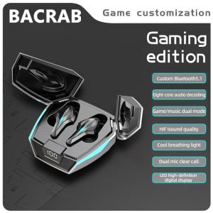Bluetooth Earphone Nirkabel TWS HIFI Gaming Earbud Stereo Headset Sport Earpod