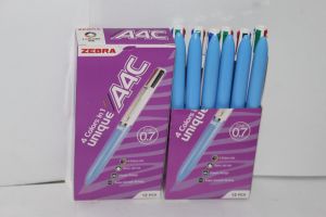 Pulpen Zebra 4 warna 4 Colors A4C