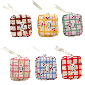 Xách tay rô in tổ chức Pouch nội thất ngăn nhỏ gọn Túi đựng mỹ phẩm cho đồ dùng cá nhân văn phòng phẩm