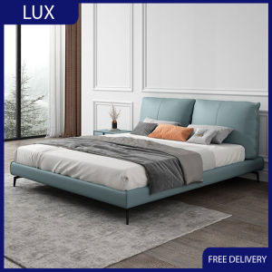 RIYA ROSA King Size Queen Size Leather Bed Frame