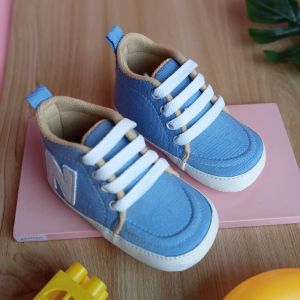 sepatu bayi laki laki perempuan prewalker sepatu bayi belajar jalan usia 0-12 bulan Motif N murah cod bayar ditempat