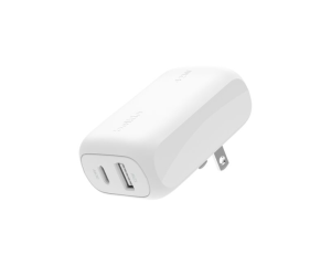 BELKIN BOOSTCHARGE DUAL WALL CHARGER 42W WHITE