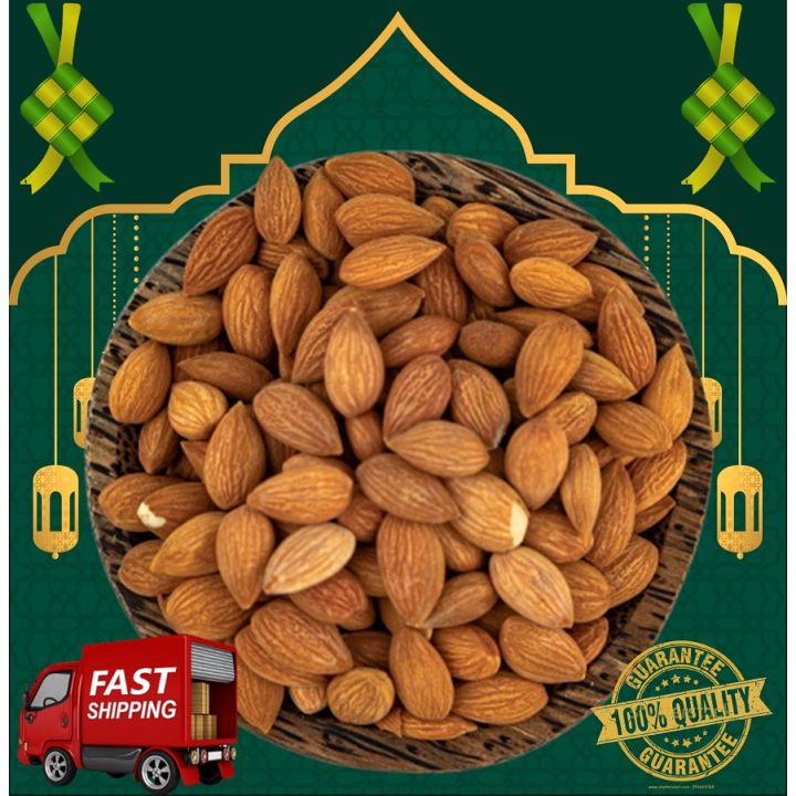 Ready-to-eat Almond Nut (Kacang Badam roasted)100g | Lazada