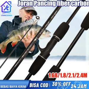 Joran ul ultralight fiber carbon sambung dua 160cm 180cm 210 cm spinning dan BaitcastingTongkat Pancing 1.8M/2.1M dengan Bahan Serat Karbon Tinggi dengan Pegangan EVAcasting pancingan joran murah berkualitas pancing pancing bc 1 set murah dan kuat