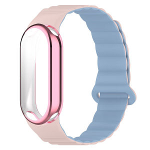 Dây Đeo Từ Tính + Ốp TPU Mềm Cho Xiaomi Smart Band 10 Dây Silicon Cho Xiaomi Mi Band 10 9