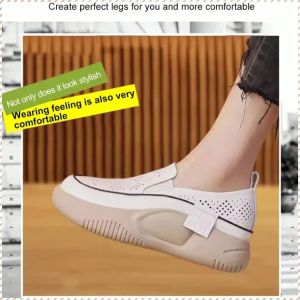 Casual Shoes Loafers Sneakers Round Head Slimming Anti-collision Stable Women Increase