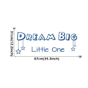 Cute Boy Bear with Crown Sleeping on the Moon Wall Stickers for Kids Room BABY Boy Nursery Decorative Stickers Bedroom Decor