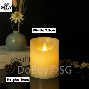 🔥SG LOCAL STOCK🔥Various Sizes Flickering Creative LED Candle Light Flameless Tea Light proposal Valentine’s Day Home Wedding Birthday Anniversary Party Decor Christmas Halloween New Year celebration Battery already included