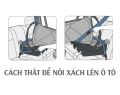 Combo bộ Xe đẩy nôi và nôi xách tay kiêm ghế ô tô COBALLE cao cấp thiết kế ĐỨC, dáng thể thao với nhiều quà tặng hấp dẫn. 