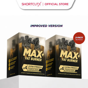 Shortcutx Max+ Advanced Fat Burner • Improved Formula For Extreme Weight Loss 2 Boxes