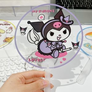 Sanrio อะนิเมะฤดูร ้ อนพัดลม PVC HelloKitty Kuromi Pochacco My Melody น ่ ารักแบบพกพาพัดลมมือถือพัดลมพลาสติกรางวัลของขวัญ