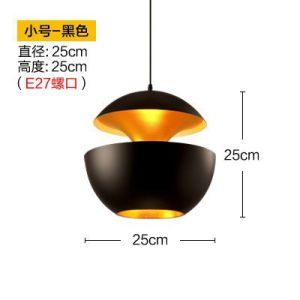 SXH  Nordic Style Modern Minimalist Bedroom Bedside Lamp Restaurant Bar Creative Personality Single Head Apple Small Pendant Light