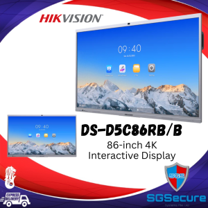86-Inch 4K Interactive Display (DS-D5C86RB/B)