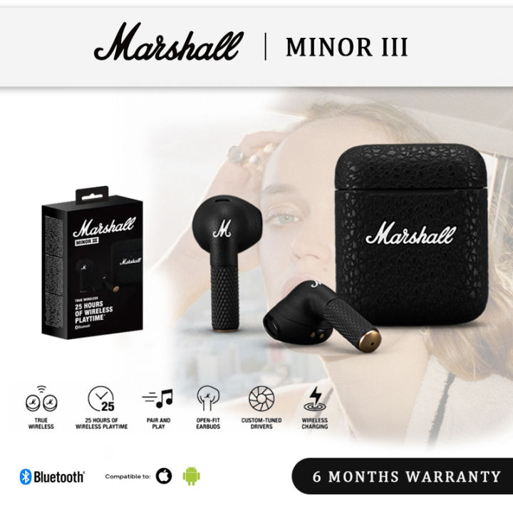 Marshall%20Minor%20III%20Earbuds%20Marshall%20Wireless%20Bluetooth%20Earphones%20Waterproof%20Sports%20Earbuds%20for%20IOS/Android%20Bluetooth%20Headset%2020%20Hours%20of%20Battery%20Life%20Marshall%20Earphones%20Original%20-%20Image%206