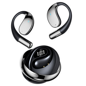 YOVONINE Wireless Earphones Bluetooth 5.4 Headphone OWS Open Ear Earbuds HIFI Heavy Bass IPX5 Waterproof Sports Earbuds TWS