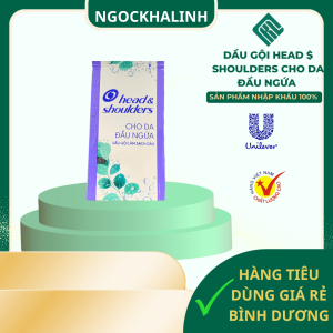 dầu gội head $ shoulders CHO DA ĐẦU NGỨA (1 dây 10 gói)