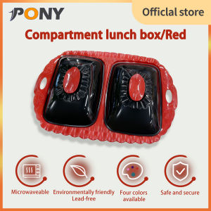 PONYHOME 2in1 Buffet Casserole Serving Set Food Container Tray with Ladle Kitchenware Food Storage