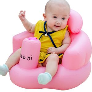 【SG Seller】Baby Inflatable Sofa Chair Seat Bathroom Training Seat Portable Multifunctional Children chair