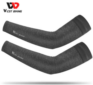 Westขี่จักรยานฤดูร้อนปลอกแขนน้ำแข็งผ้าป้องกันรังสียูวีกีฬาวิ่งปั่นจักรยานแขนระบายอากาศผู้ชายผู้หญิงแขนปลอกแขน
