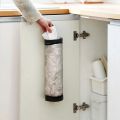 YESPERY Grocery Bag Holder Wall Mount Plastic Bag Dispenser Hanging Storage ถังขยะในครัว Organizer. 