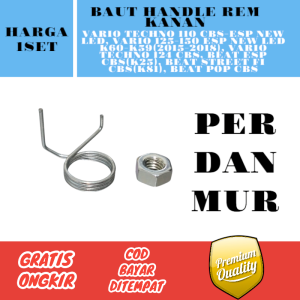 [ 1 SET ] Baut PER MUR  -Baud Handle-Handel-Hendel- Rem Kanan Vario Techno 110-125 CBS-Vario 125-150 eSP New LED K60-K59 & Beat eSP-Street-FI K81-Pop CBS kualitas ori